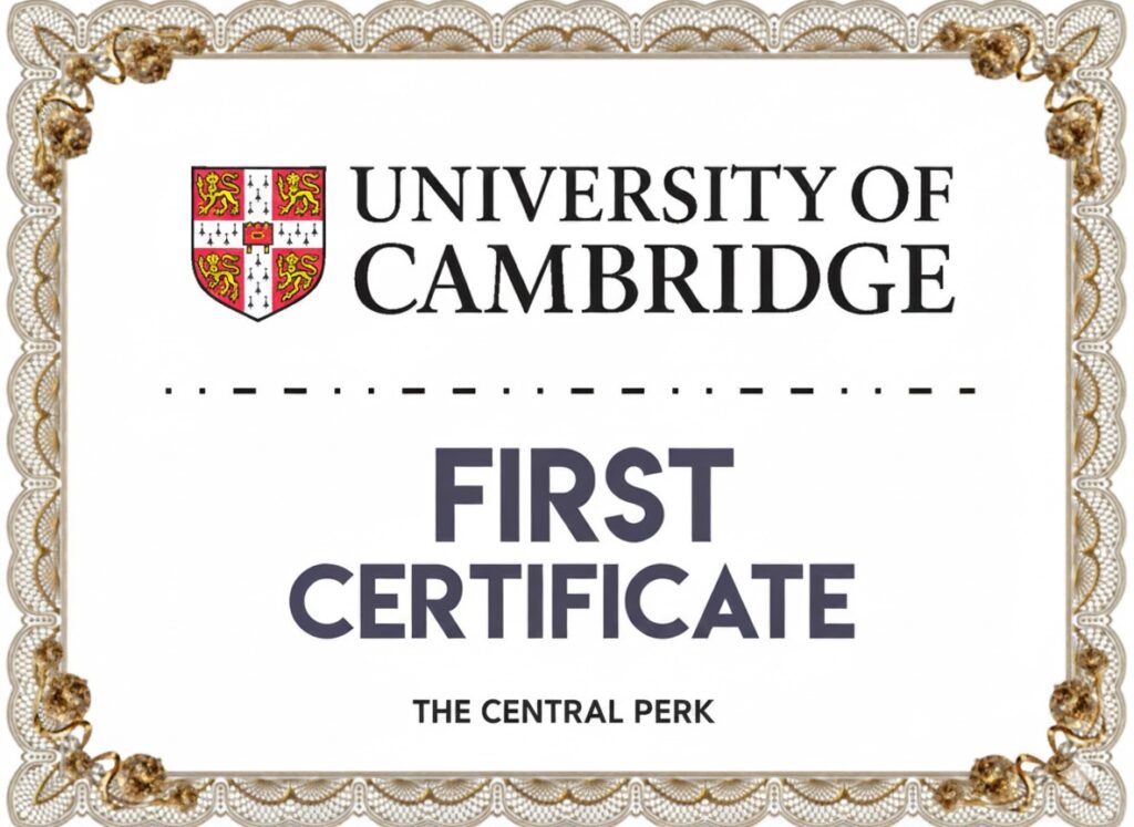 preparar first certificate